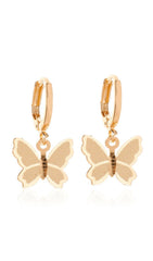 Metal Butterfly Tassel Pendant