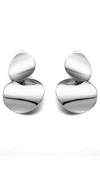 SIMPLE GEOMETRIC EARRINGS METAL EARRINGS