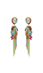 PARROT DIAMONATE EARRINGS