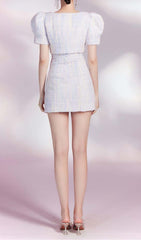 CRYSTAL EMBELLISHED TWO PIECE IN LILAC