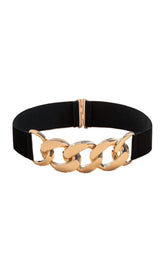 METAL BUCKLE ELASTIC BELT