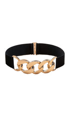 METAL BUCKLE ELASTIC BELT