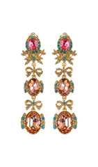 BOW RHINESTONE EARRINGS