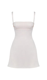 VINTAGE CREAM MINI DRESS