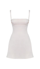 VINTAGE CREAM MINI DRESS