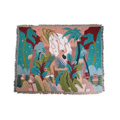 Forest Dancer Throw Blanket