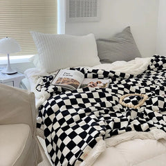 Nordic Checkerboard Blanket