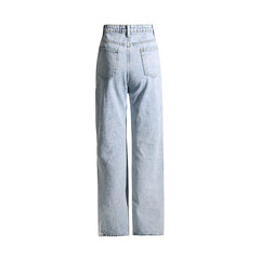 Radiant Blossom Distressed Denim Jeans