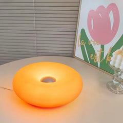 Vintage Donut Bauhaus Lamp