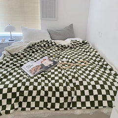 Nordic Checkerboard Blanket