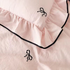 Coquette French Bow Bedding Set