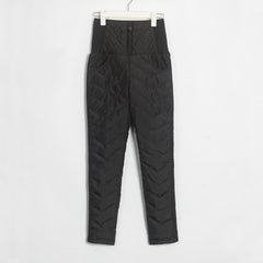 Warm High Waist Long Pants