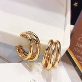Fashion Metal Elegant Hoop Earring