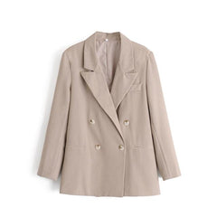 WomenBlazer Classic Double Breasted Long Sleeve Coat