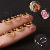 Stainless Steel Ear Piercing Barbell Earring