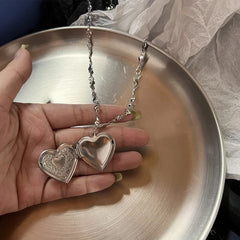 Gothic Red Heart Pendant