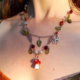 Mushroom Necklace