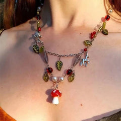 Mushroom Necklace