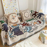 Retro Art Throw Blanket