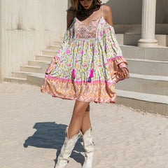 Magdalena Off Shoulder Mini Dress