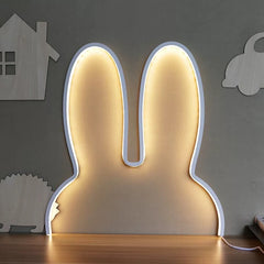 Rabbit Neon LED Night Light