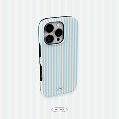 Blue Striped iPhone Case