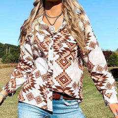 Rhombus Loose Shirt