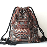 Hippie Drawstring Backpack (5 Styles)