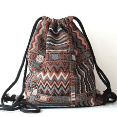 Hippie Drawstring Backpack (5 Styles)