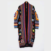 Hand Knitted Rainbow Crochet Cardigan