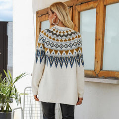 Fair Isle Knitted Cardigan