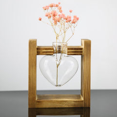 Heart Shaped Glass Bulbs Pot
