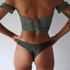 Island Gal Knitted Crop Top