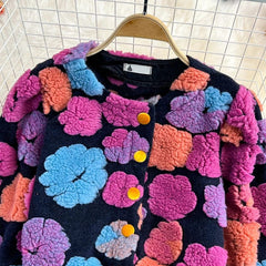 Flower Tufted Sweater