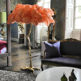 Luxurious Feather Floor Lamp