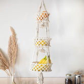 Hanging Macrame Storage Basket