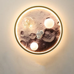 Moonlit Astronaut Ceiling Light