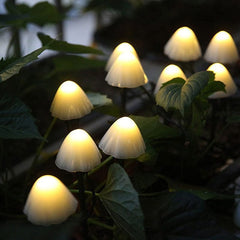 Solar LED Mushroom Garden Lights