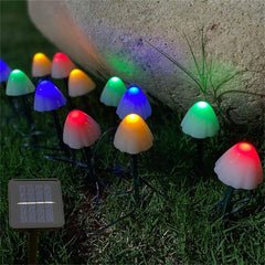 Solar LED Mushroom Garden Lights