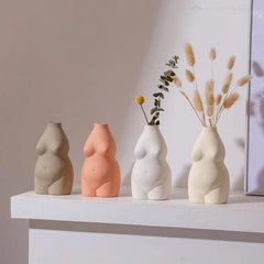 Female Body Art Vase