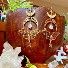 Luna Moth Earrings