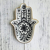 HAMSA GARDEN HAND TRINKET DISH