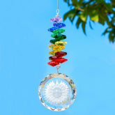 Handmade Crystal Glass Chakra Charm