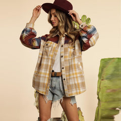 Laetitia Aztec Plaid Shacket