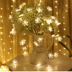LED Snowflake String Light
