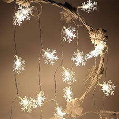 LED Snowflake String Light