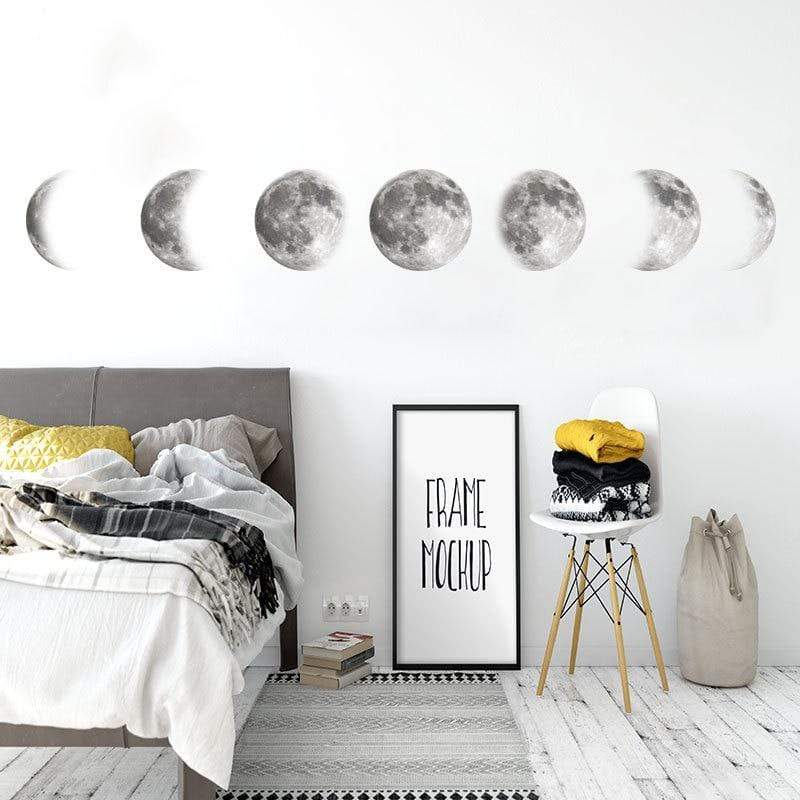 Moon Phases Wall Sticker – Redcit