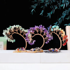 Natural Crystal Quartz Fortune Tree