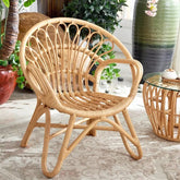 Natural Rattan Armchair