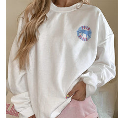 Palm Beach Leopard Print Sweatshirt